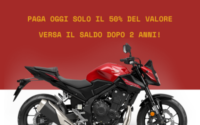 Nuova Promozione Imperdibile: Hornet 500, NX500 e CBR5500!